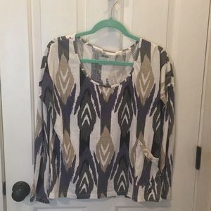 Tribal pattern Volcom top with side pocket detail